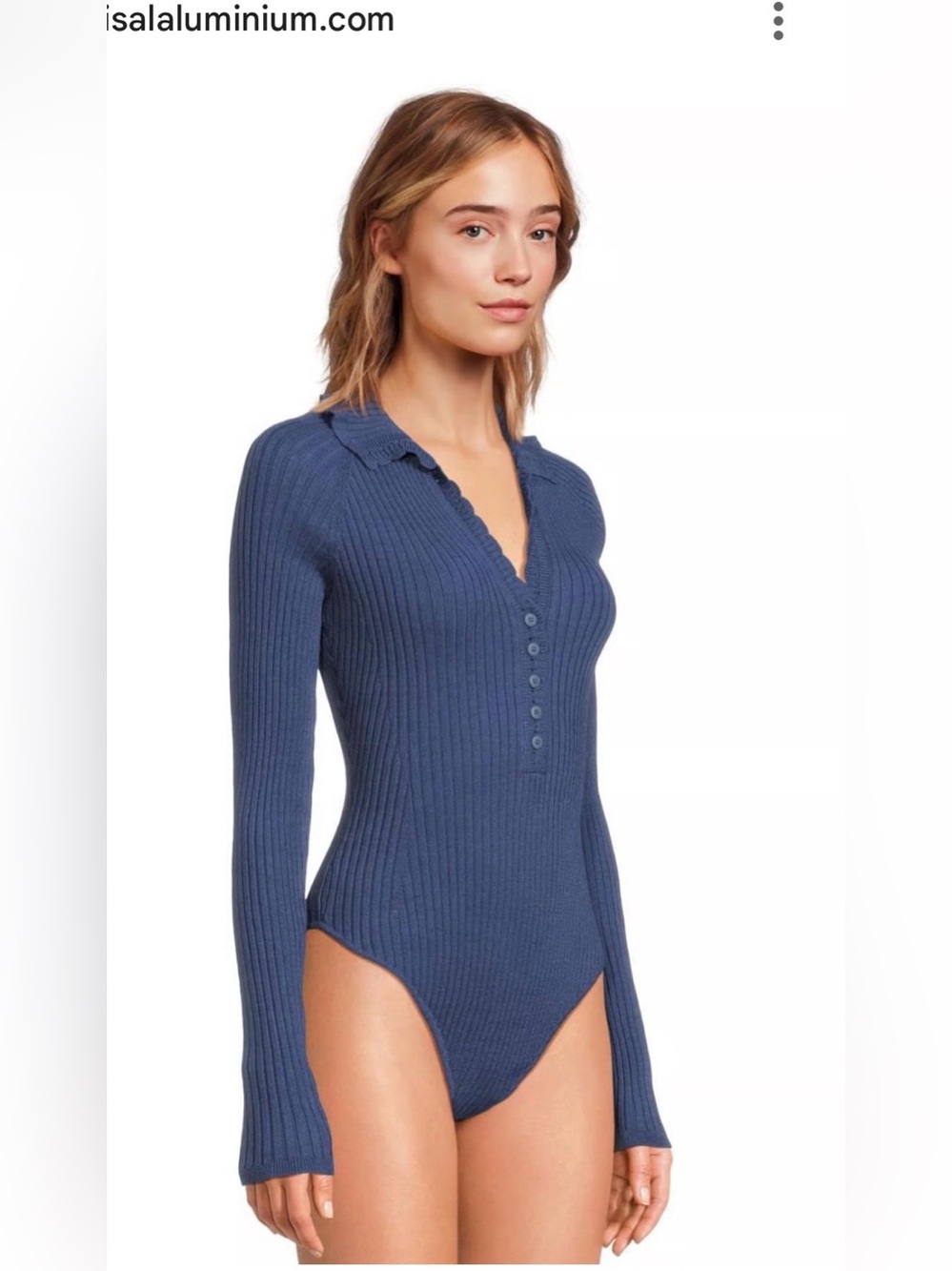 Free People Ready for It Long Sleeve Bodysuit NWOT